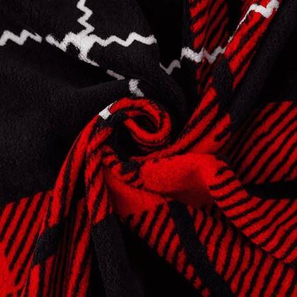 Imaginea din Lenjerie din microfibră plușată - tartan