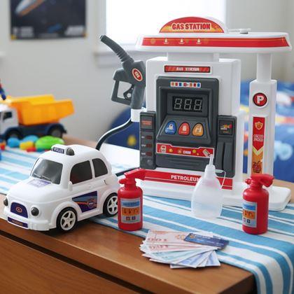 Imaginea din Set pentru copii - stație de alimentare cu combustibil