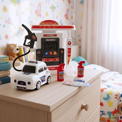 Imaginea din Set pentru copii - stație de alimentare cu combustibil