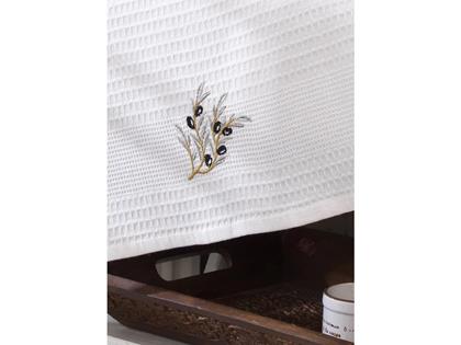 Imaginea din Set cadou de prosoape wafle 3 bucăți - măsline