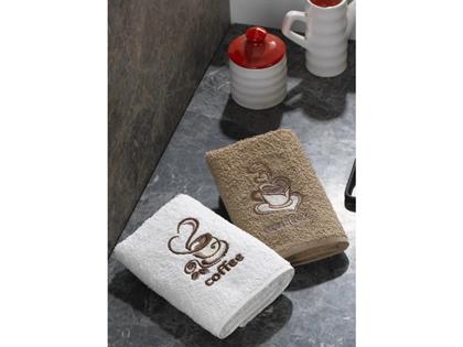 Imaginea din Set cadou prosoape frotir, 3 bucăți - cafea