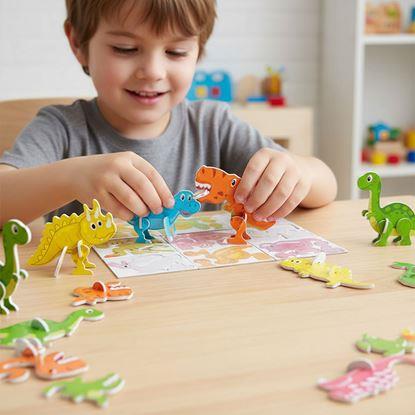 Imaginea Puzzle 3D dinozauri