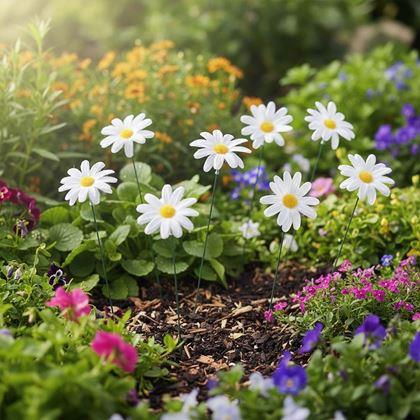 Imaginea din Decor pentru grădină/ghiveci margaretă 10 buc