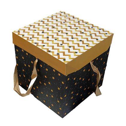Imaginea din Cutie de cadou 22 cm  -  stele