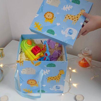 Imaginea din Cutie de cadou 22 cm  -  safari
