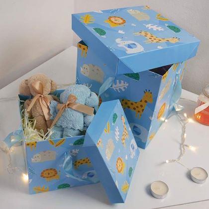 Imaginea din Cutie de cadou 22 cm  -  safari