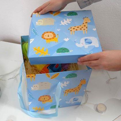 Imaginea din Cutie de cadou 22 cm  -  safari