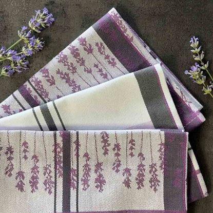 Imaginea Set de 3 prosoape din bumbac extra absorbant - lavandă