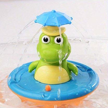Imaginea Jucărie pentru baie - fântână cu crocodil