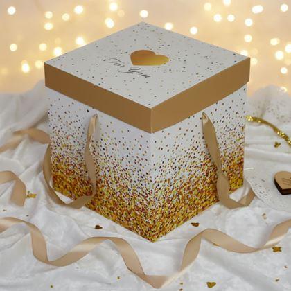 Imaginea din Cutie de cadou 22 cm  -  sclipici