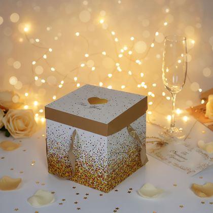 Imaginea din Cutie de cadou 22 cm  -  sclipici