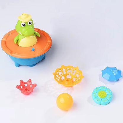 Imaginea Jucărie pentru baie - fântână cu crocodil