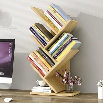 Imaginea din Raft pentru cărți - lemn deschis