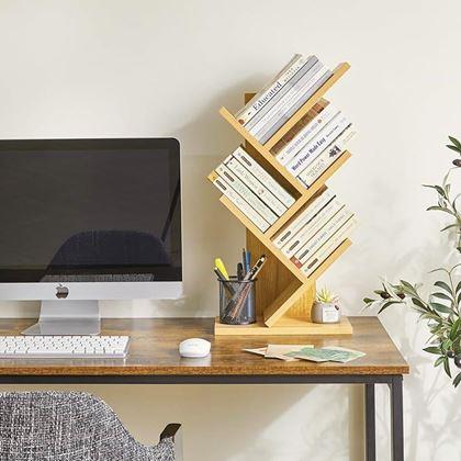 Imaginea din Raft pentru cărți - lemn deschis