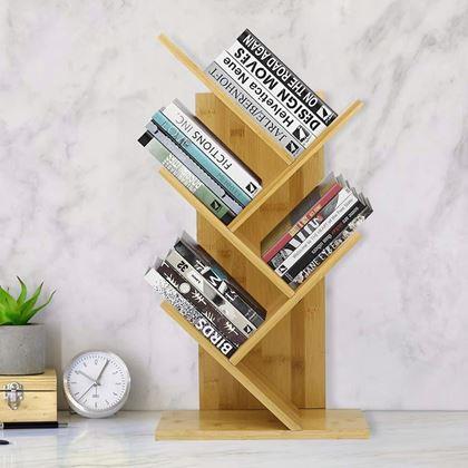 Imaginea din Raft pentru cărți - lemn deschis