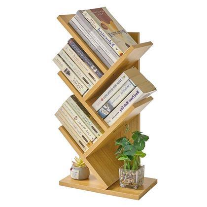 Imaginea din Raft pentru cărți - lemn deschis