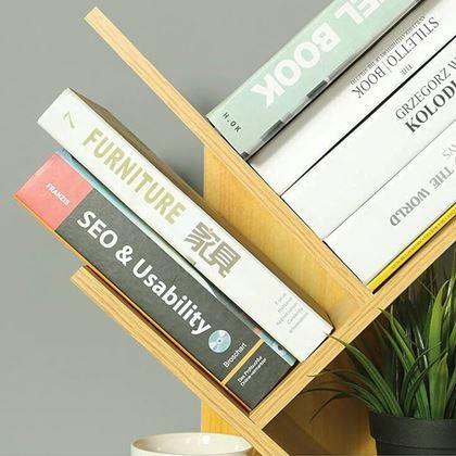 Imaginea din Raft pentru cărți - lemn deschis