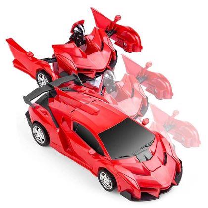 Imaginea din Mașinuță sport RC transformabilă cu telecomandă - roșu