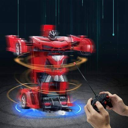 Imaginea din Mașinuță sport RC transformabilă cu telecomandă - roșu