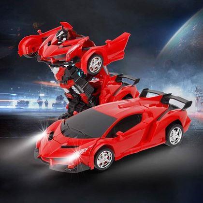 Imaginea din Mașinuță sport RC transformabilă cu telecomandă - roșu