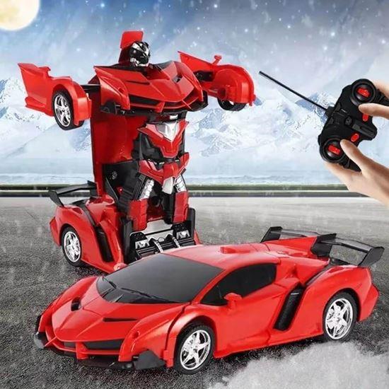 Imaginea din Mașinuță sport RC transformabilă cu telecomandă - roșu