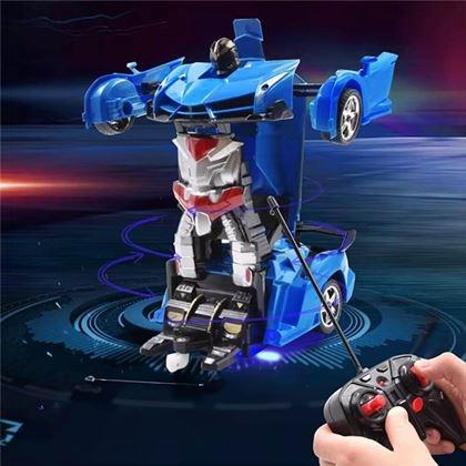 Imaginea din Mașinuță sport RC transformabilă cu telecomandă - albastre