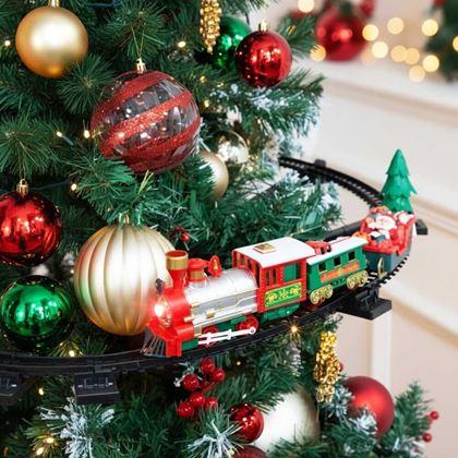 Imaginea din Trenuleț de Crăciun pentru brad