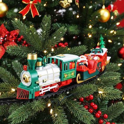 Imaginea din Trenuleț de Crăciun pentru brad