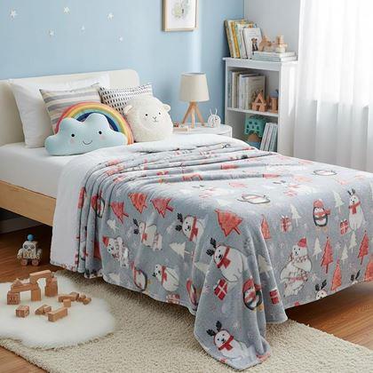 Imaginea din Pătură de Crăciun luminată