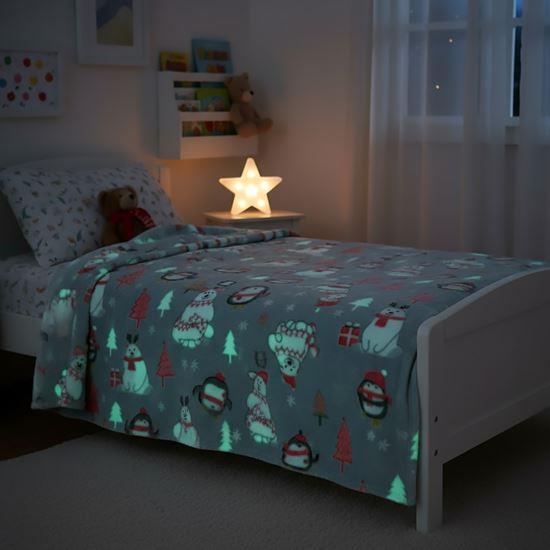 Imaginea din Pătură de Crăciun luminată