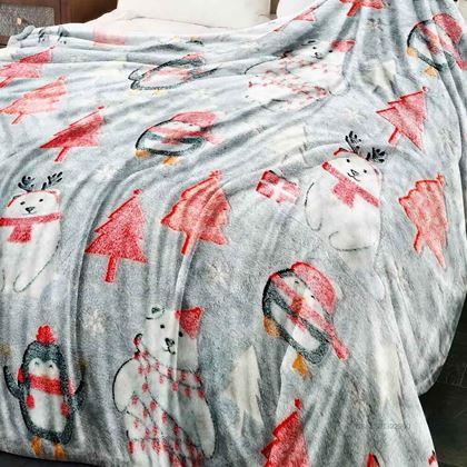 Imaginea din Pătură de Crăciun luminată