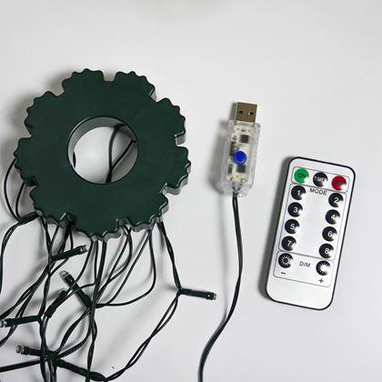 Imaginea din Iluminat LED de Crăciun cu telecomandă – fără încurcături, cu distribuție uniformă a luminițelor