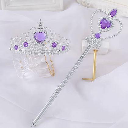 Imaginea din Set de accesorii pentru prințesă 6 buc  -  mov