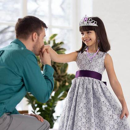 Imaginea din Set de accesorii pentru prințesă 6 buc  -  mov