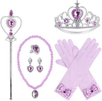 Imaginea din Set de accesorii pentru prințesă 6 buc  -  mov
