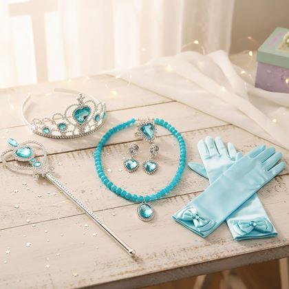 Imaginea din Set de accesorii pentru prințesă 6 buc  -  albastru