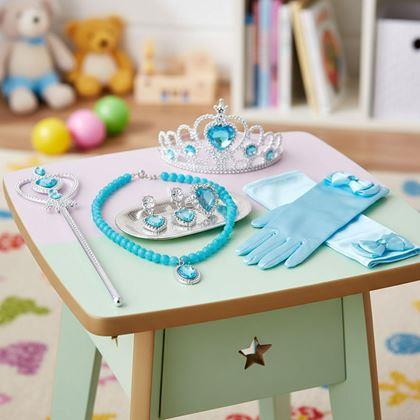 Imaginea din Set de accesorii pentru prințesă 6 buc  -  albastru