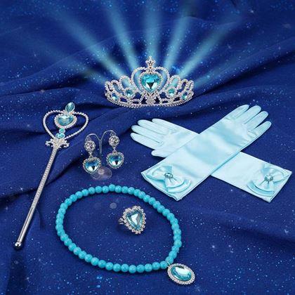 Imaginea din Set de accesorii pentru prințesă 6 buc  -  albastru