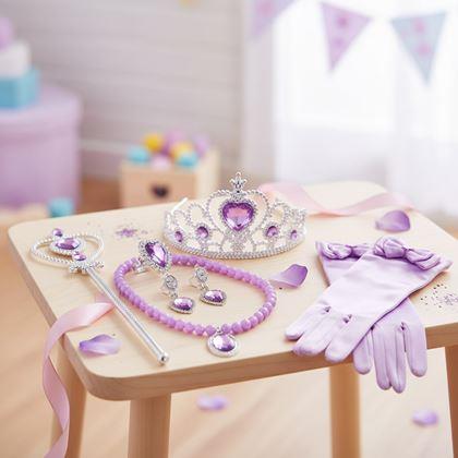 Imaginea din Set de accesorii pentru prințesă 6 buc  -  mov