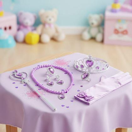 Imaginea din Set de accesorii pentru prințesă 6 buc  -  mov