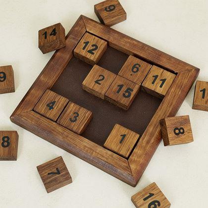 Imaginea din Puzzle din lemn cu cifre glisante