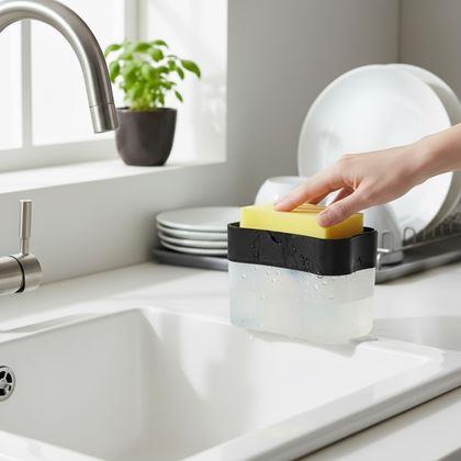 Imaginea din Dozator pentru detergent cu burete