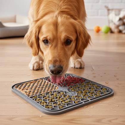 Imaginea din Covoraș de silicon pentru lins câine