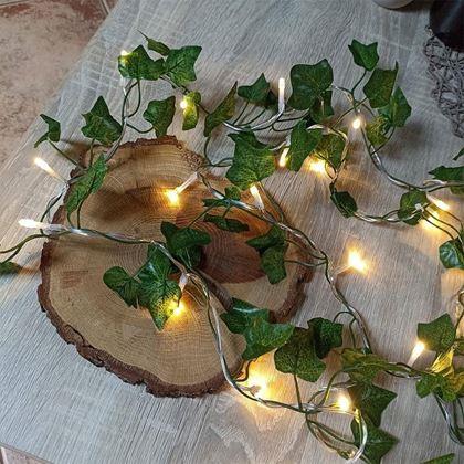Imaginea din Ghirlandă luminoasă 2 m - frunze verzi