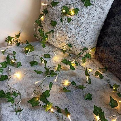 Imaginea din Ghirlandă luminoasă 2 m - frunze verzi