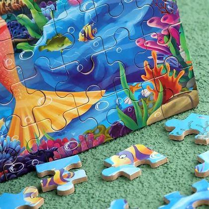 Imaginea din Puzzle pentru copii într-o cutie de tablă  -  sirenă