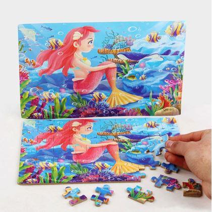 Imaginea din Puzzle pentru copii într-o cutie de tablă  -  sirenă