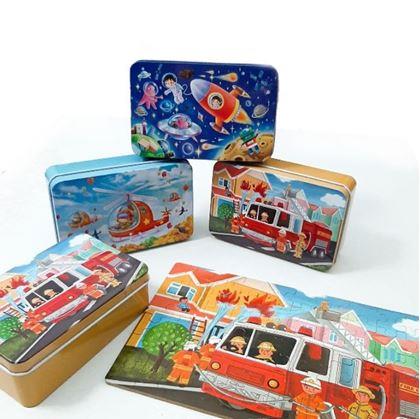 Imaginea din Puzzle pentru copii într-o cutie de tablă  -  sirenă