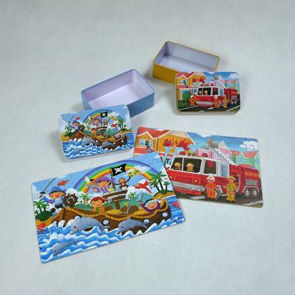 Imaginea din Puzzle pentru copii într-o cutie de tablă  -  pirați