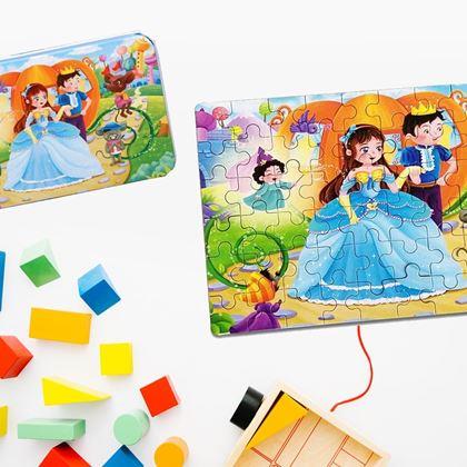 Imaginea din Puzzle pentru copii într-o cutie de tablă  -  Regatul